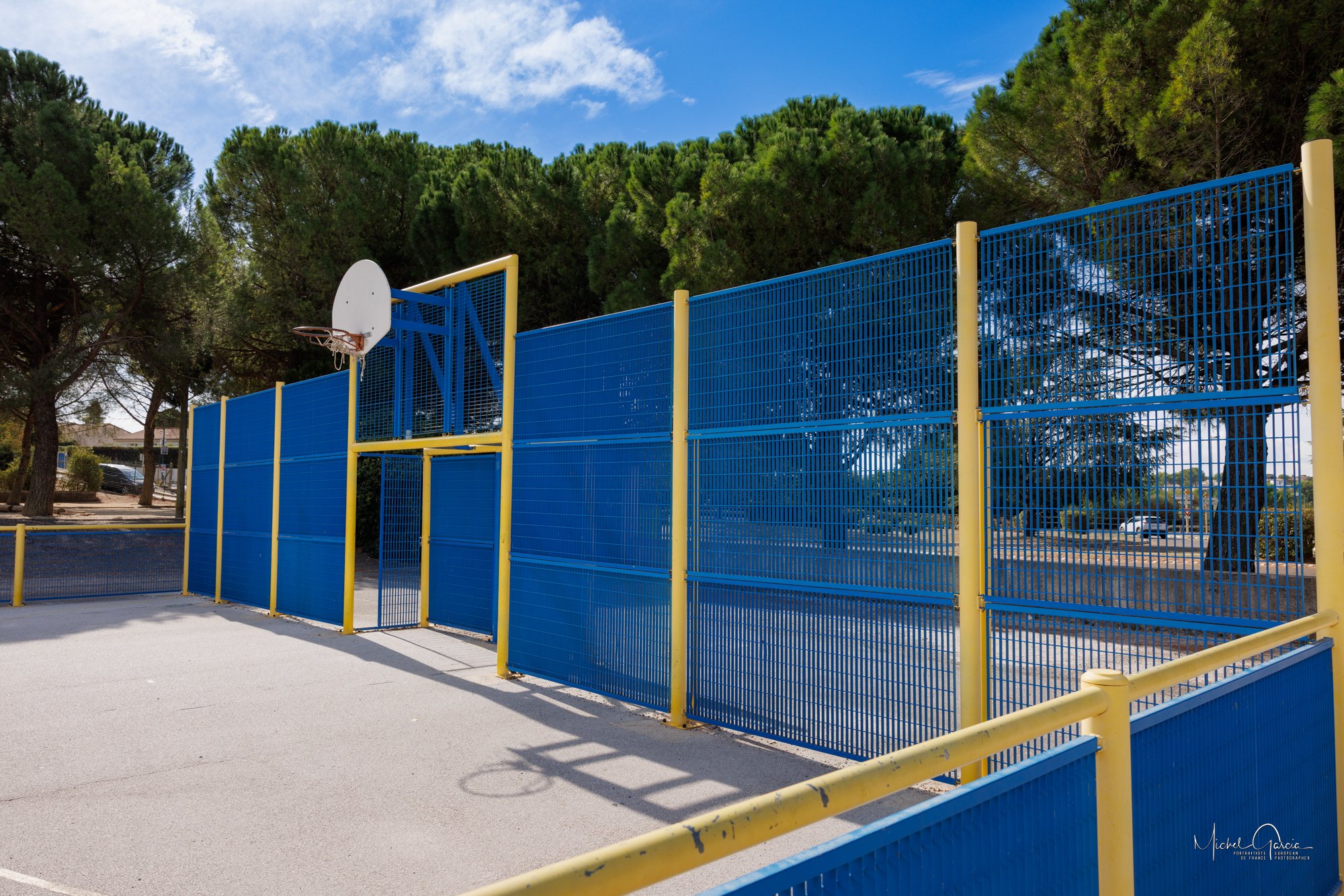 City-stade, terrain de basket à Poulx